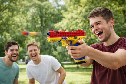 BrickBlaster™ X-1 – pistolet z klocków